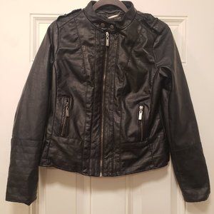 super cute J2 faux leather jacket size medium